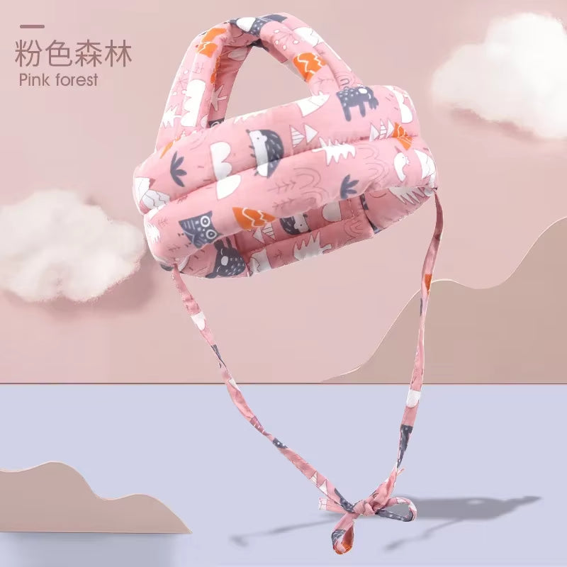 Soft Comfortable Head Security & Protection Adjustable Hats Baby Toddler Cap Anti-Collision Protective Hat Baby Safety Helmet