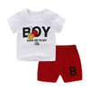 Summer Infant Newborn Baby Boy Clothes Children Clothing Set for Girls Kids T-Shirt Shorts 2PCS Outfits Cotton Casual Clothes