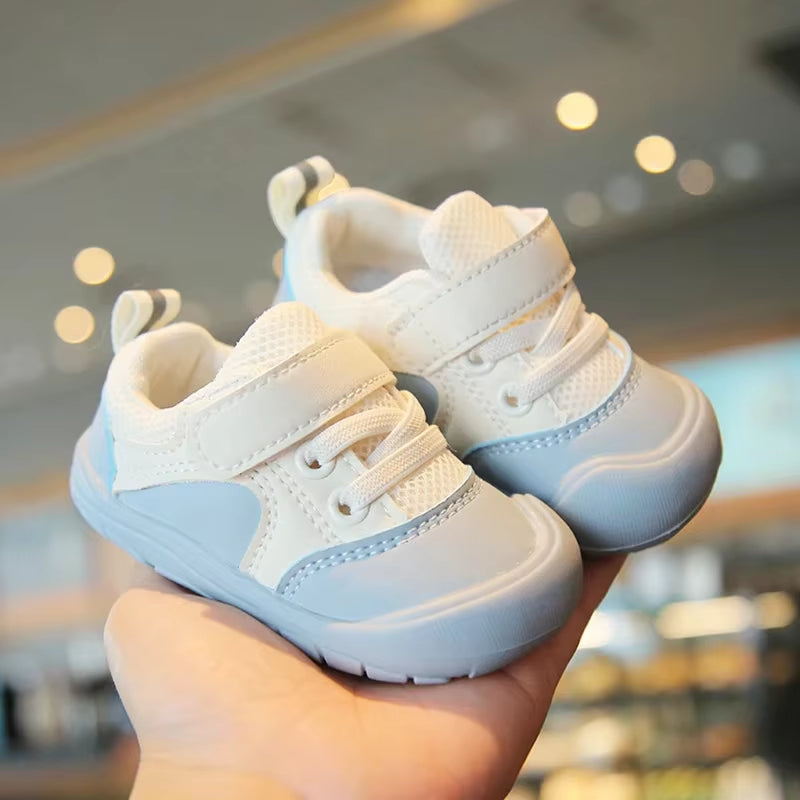 Baby Walking Shoes Boy Soft Soles Anti-Skid Children'S Casual Sneaker Shoes Mesh Breathable Baby Shoes Baby Baby Girl Shoes