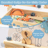 ROBOTIME wooden tool bench Toddlers Kids Pretend Tool Bench Toy Workshop Toys