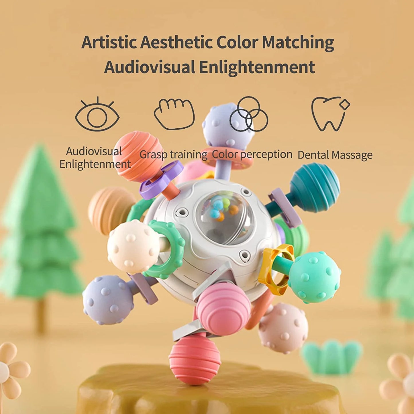 Baby Toys for 6-12 Months, Baby Rattle Toys for Infants 6 7 8 9 10 Months Gifts