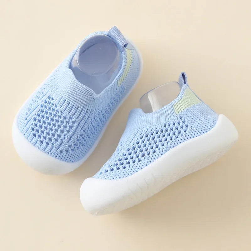 Breathable Mesh Kids Sneakers 2026 Casual Infant Baby Girls Boys Shoes Soft Bottom Comfortable Non-Slip