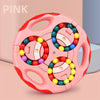 Rotating Magic Bean Cube Magic Bean Cube Toys Portable Double-Sided Ball Rotating Bean 3D Puzzles Education Toy For Kids Double Flip Handheld Puzzle Rings Stress Fidget Spinners Toys