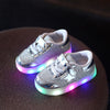 LED shoe magic button