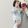 Baby Knitted Spring Western Style Super Cute Jumpsuit