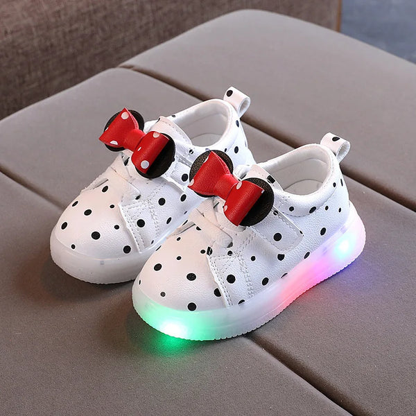 Children'S Fashion Light-Up Board Shoes Kids Glowing Light Sneakers Girls Shiny Light Shoes Little Boys Casual Luminous Sneakers