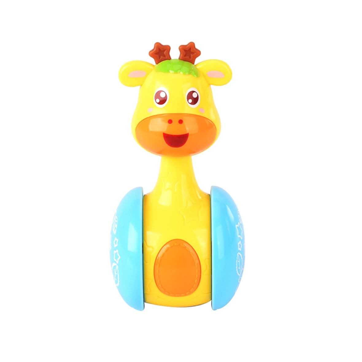Cartoon Giraffe Tumbler Doll -Poly Baby Toys Cute Rattles Ring Bell Newborns 3-12 Month Early Educational Toy Baby Toys