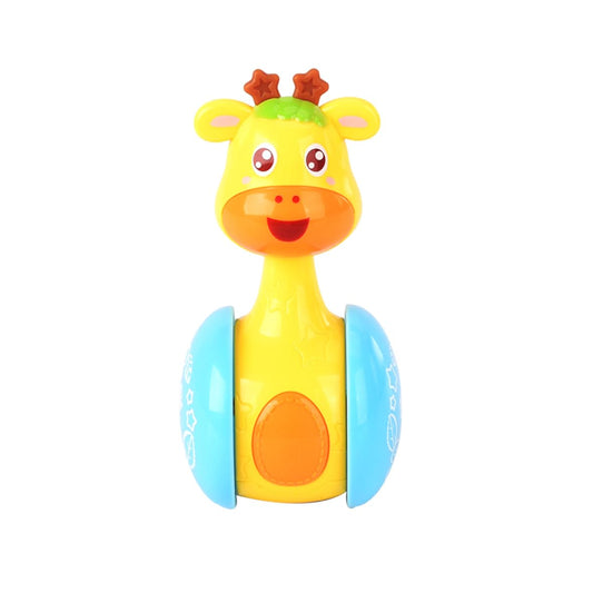 Cartoon Giraffe Tumbler Doll -Poly Baby Toys Cute Rattles Ring Bell Newborns 3-12 Month Early Educational Toy Baby Toys