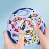 Rotating Magic Bean Cube Magic Bean Cube Toys Portable Double-Sided Ball Rotating Bean 3D Puzzles Education Toy For Kids Double Flip Handheld Puzzle Rings Stress Fidget Spinners Toys