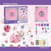 71 PCS DIY Jewel Rings Stickers Magical Kits For Little Girls, Handmade DIY Crafting Rings Bracelet Pendent Keychain, DIY Crafts For Kids, Birthday Gifts Toys For Age 3 4 5 6 Year Old