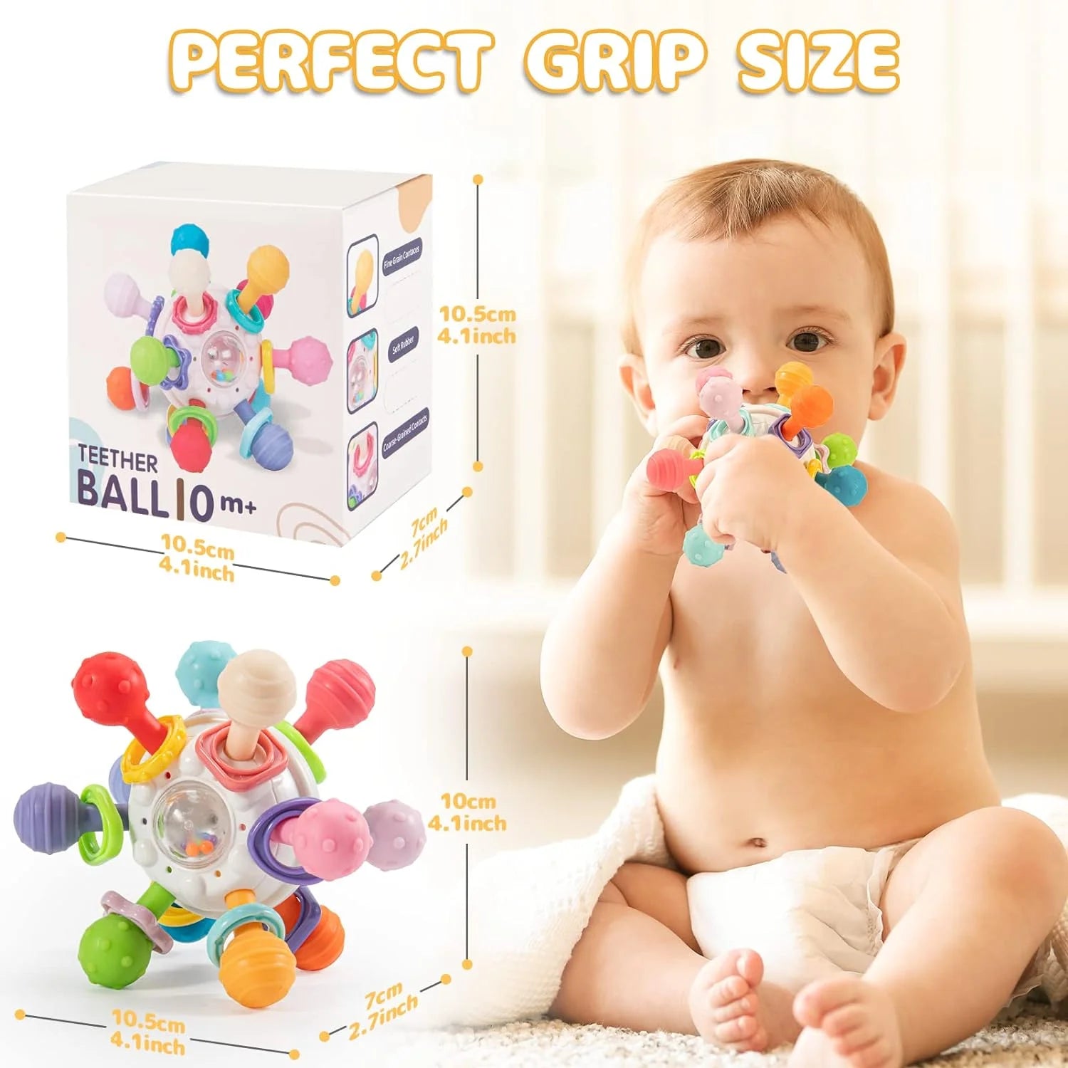 Baby Toys for 6-12 Months, Baby Rattle Toys for Infants 6 7 8 9 10 Months Gifts