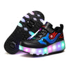 Children's Wheel Shoes LED  Light Emitting Charging Children's Lamp Shoes