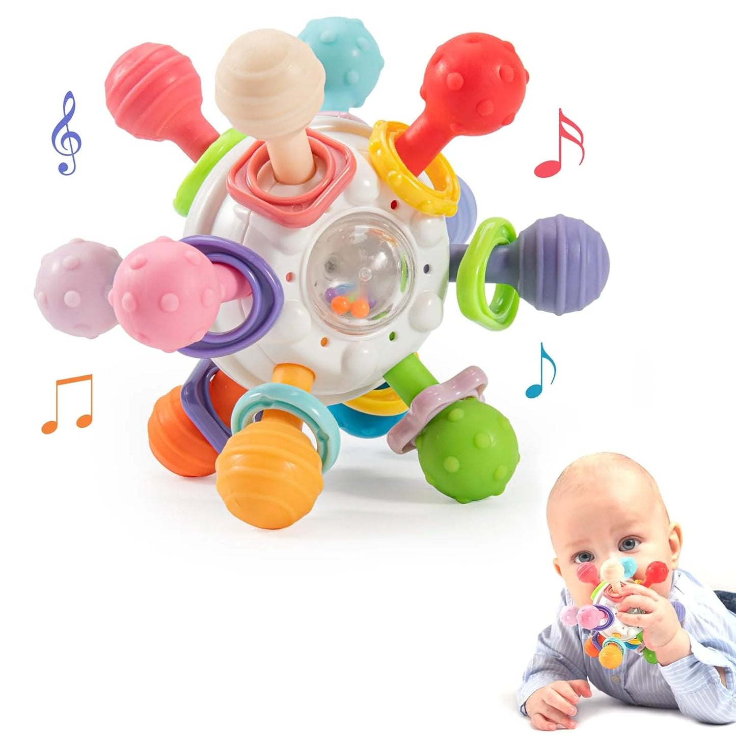 Baby Toys for 6-12 Months, Baby Rattle Toys for Infants 6 7 8 9 10 Months Gifts