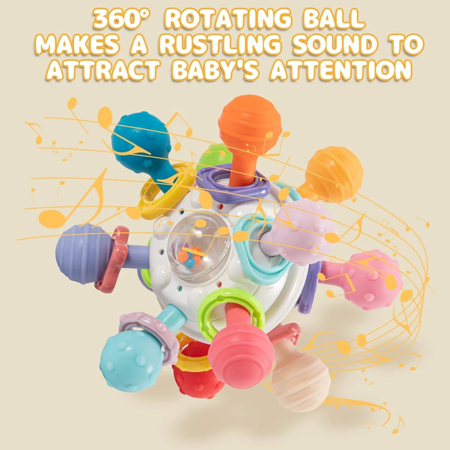 Baby Toys for 6-12 Months, Baby Rattle Toys for Infants 6 7 8 9 10 Months Gifts