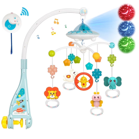 Baby Mobile Toy with Music and Lights, Portable Mobiles for Baby, Musical Mobile