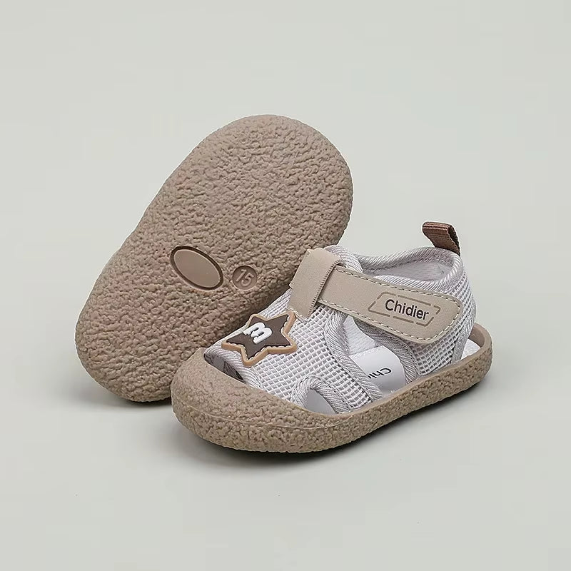 Kids Shoes Baby Boys Girls Summer Sandals Non-Slip Soft Sole Toddler Sandals Breathable Sweat Sandals Sneakers