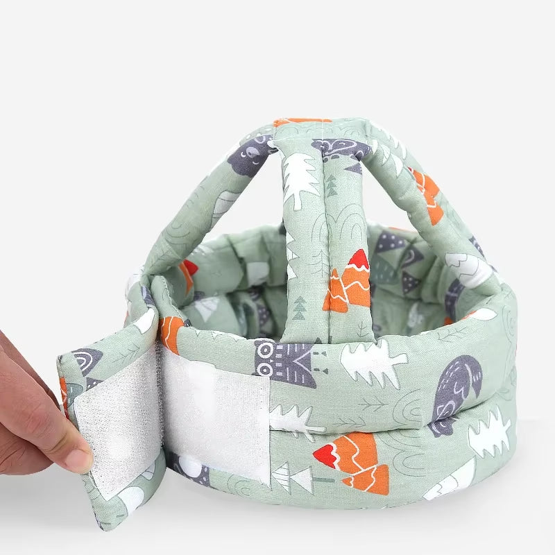 Soft Comfortable Head Security & Protection Adjustable Hats Baby Toddler Cap Anti-Collision Protective Hat Baby Safety Helmet