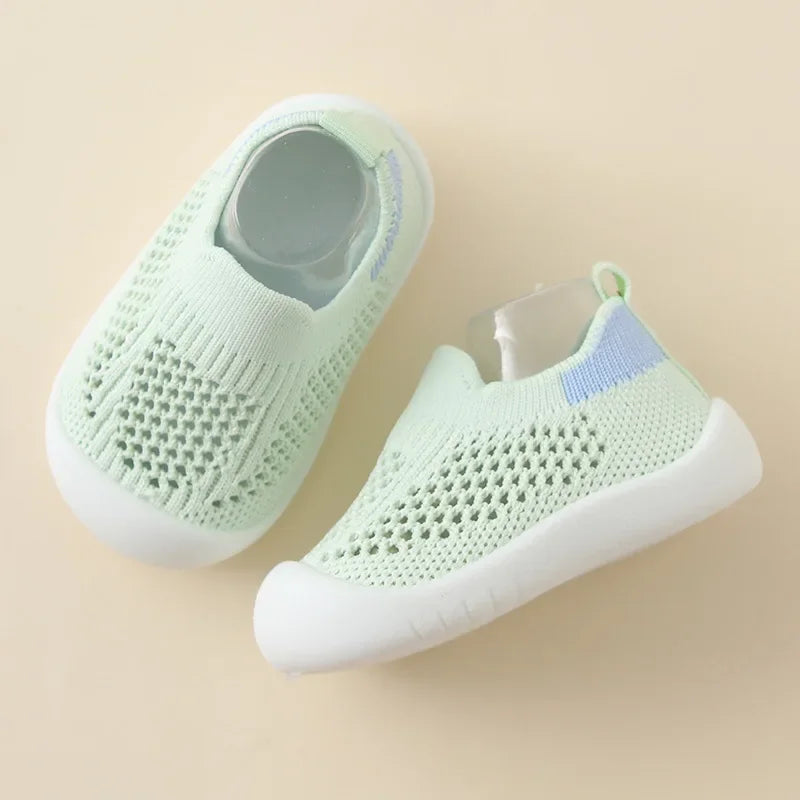 Breathable Mesh Kids Sneakers 2026 Casual Infant Baby Girls Boys Shoes Soft Bottom Comfortable Non-Slip