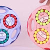 Rotating Magic Bean Cube Magic Bean Cube Toys Portable Double-Sided Ball Rotating Bean 3D Puzzles Education Toy For Kids Double Flip Handheld Puzzle Rings Stress Fidget Spinners Toys