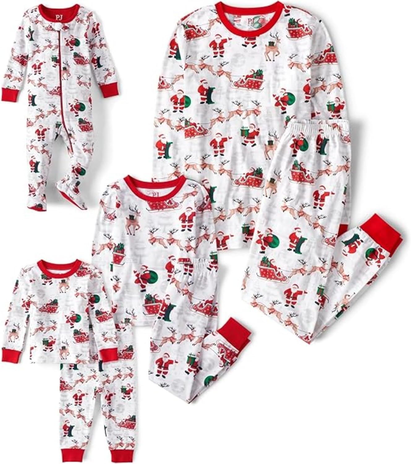 Unisex-Baby Family Matching, Christmas and Holiday Pajama Sets, Cotton