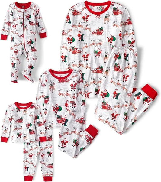 Unisex-Baby Family Matching, Christmas and Holiday Pajama Sets, Cotton