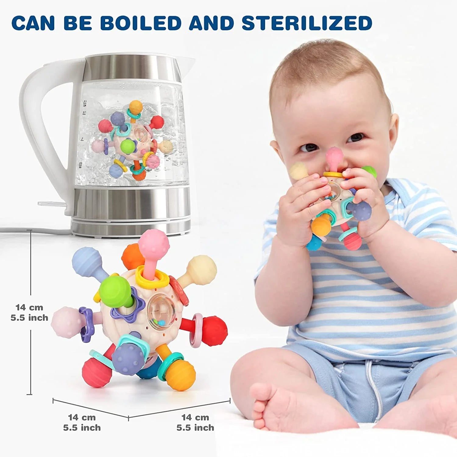 Baby Toys for 6-12 Months, Baby Rattle Toys for Infants 6 7 8 9 10 Months Gifts