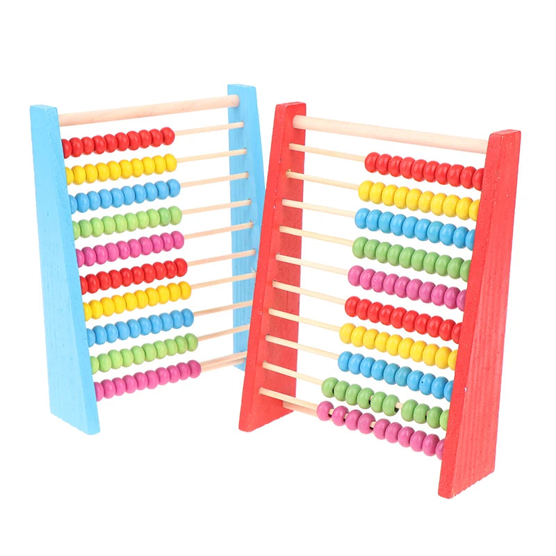 1 Pc 15.5*20*5.8cm Wooden Abacus Child Math Educational Learning Toy Calculat Bead Counting Kid Toy