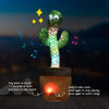 Dancing Cactus Repeat Talking Toy Electronic Plush Toys Can Sing Record Lighten USB