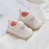 Solid Color Boys And Girls Toddler Soft Bottom Kids White Shoes