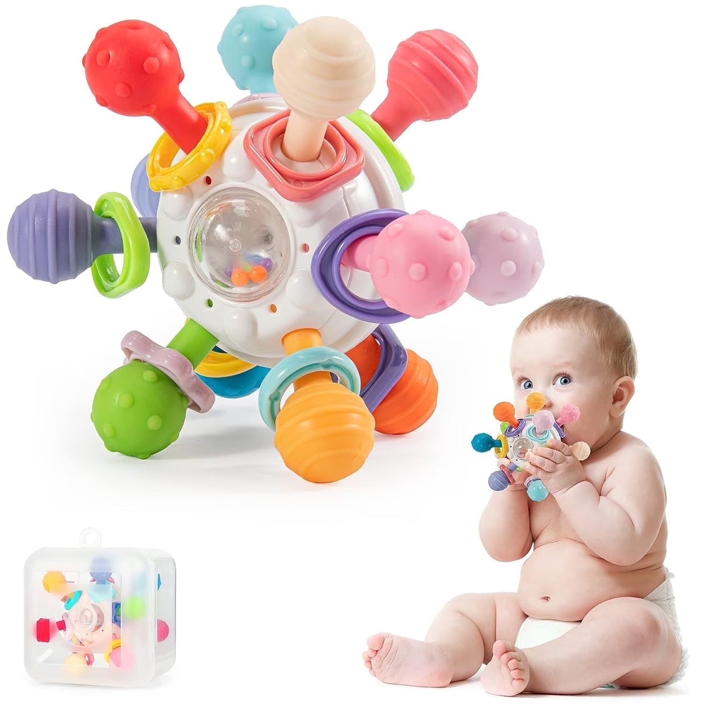 Baby Toys for 6-12 Months, Baby Rattle Toys for Infants 6 7 8 9 10 Months Gifts