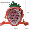 Summer Children's Pineapple Strawberry One Shoulder Jelly Bag