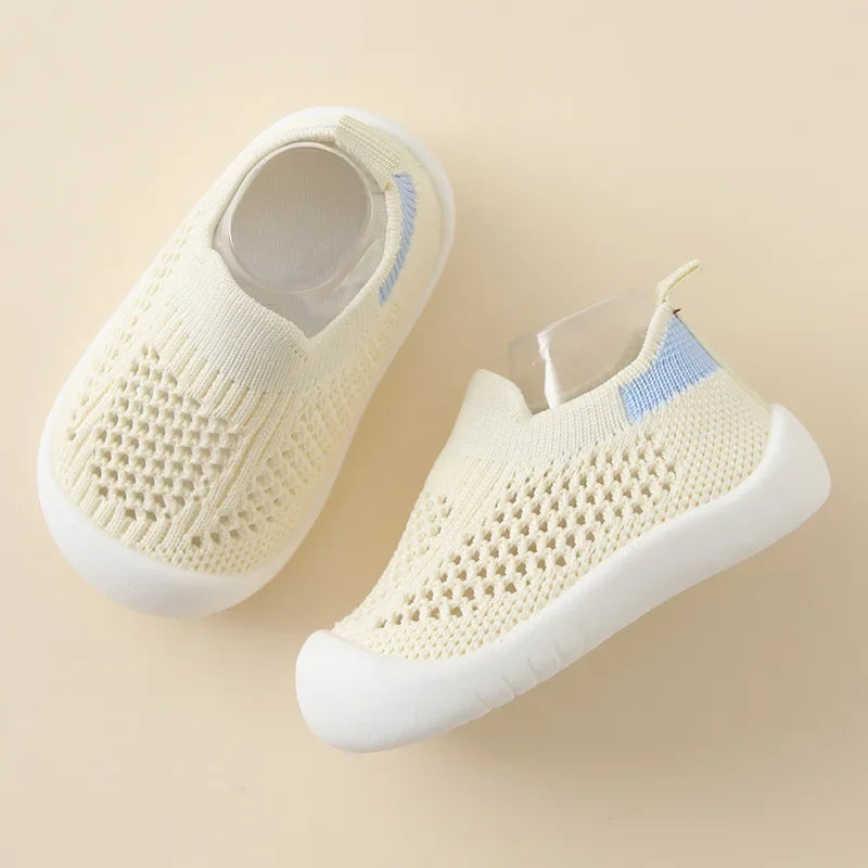 Breathable Mesh Kids Sneakers 2026 Casual Infant Baby Girls Boys Shoes Soft Bottom Comfortable Non-Slip