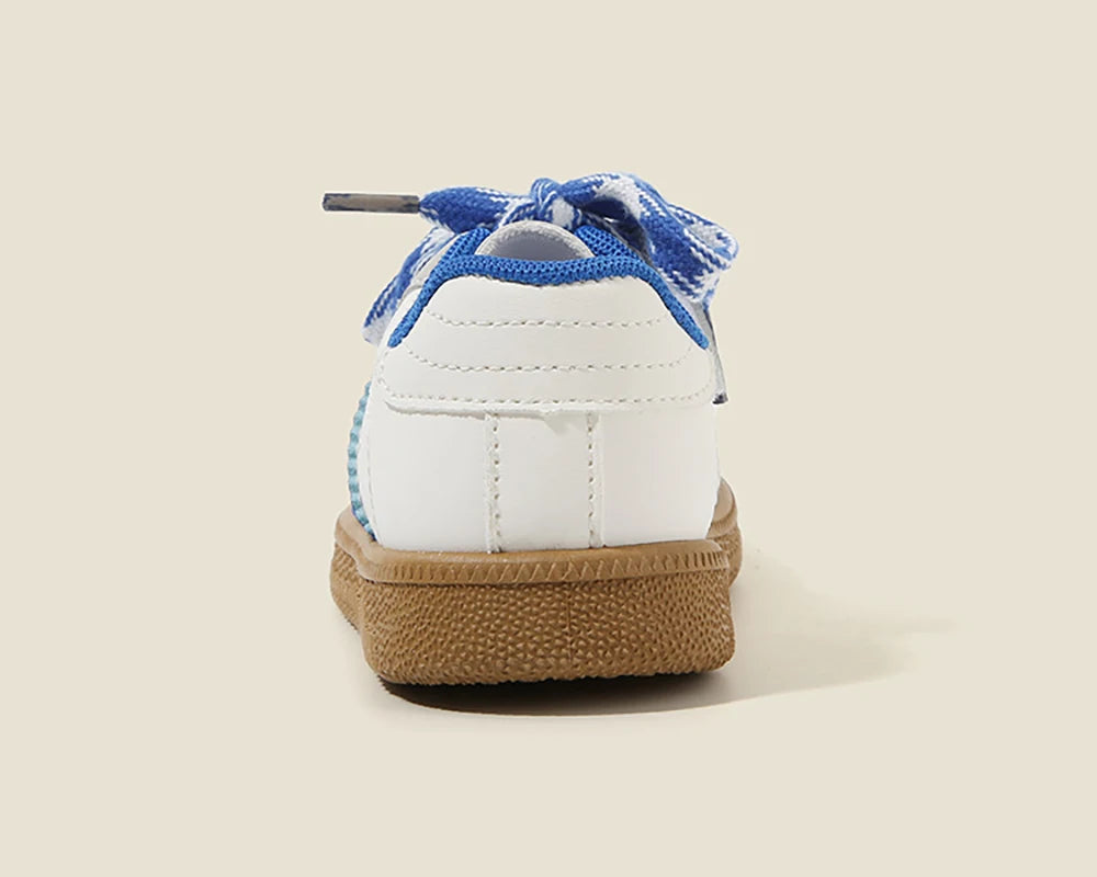 PU Leather Sneakers for Children Waterproof Trend Fashion Children'S Tennis Shoes Anti-Slippery Sport Shoes for Kids