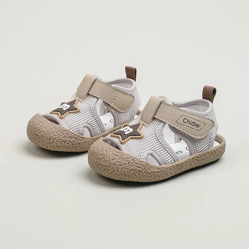 Kids Shoes Baby Boys Girls Summer Sandals Non-Slip Soft Sole Toddler Sandals Breathable Sweat Sandals Sneakers