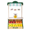 ROBOTIME Wooden Farmers Market Stand Fruit Stall Toy Grocery Store Set For Kids