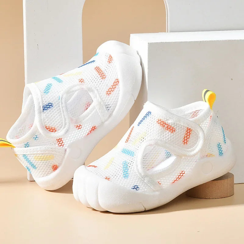 Baby Girl Shoes Classic Net Sneakers Newborn Baby Boys Girls First Walkers Shoes Infant Toddler Soft Sole Anti-Slip Baby Shoes
