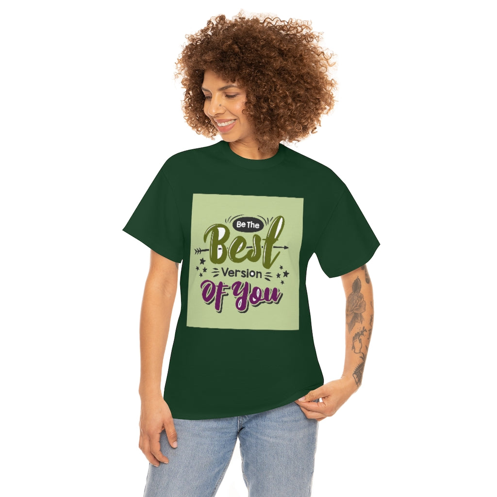 Be the best version black t shirt