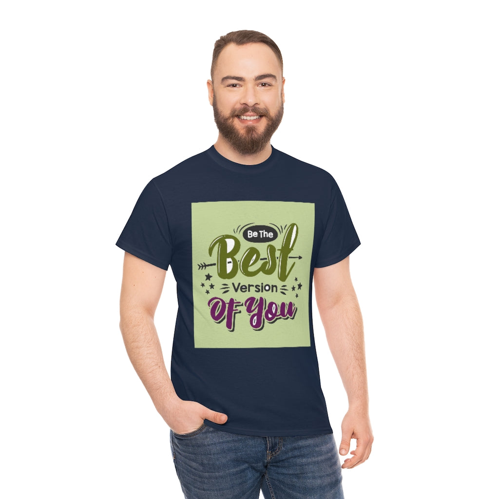 Be the best version black t shirt