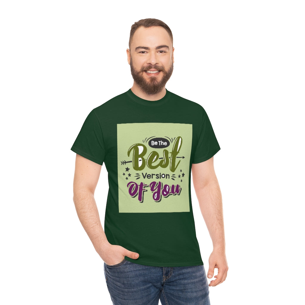 Be the best version black t shirt