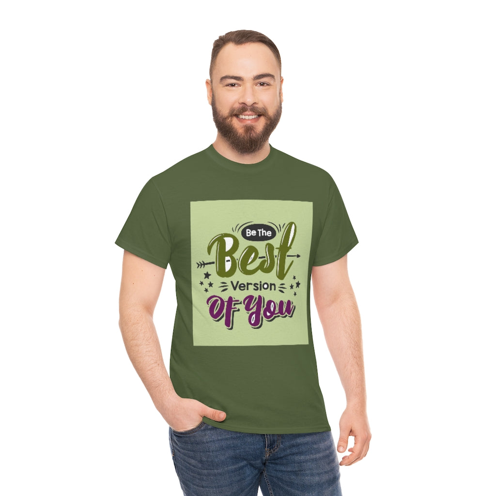 Be the best version black t shirt