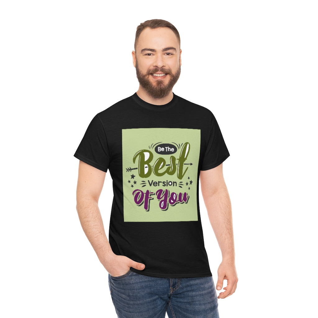 Be the best version black t shirt