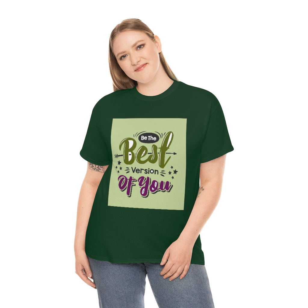 Be the best version black t shirt