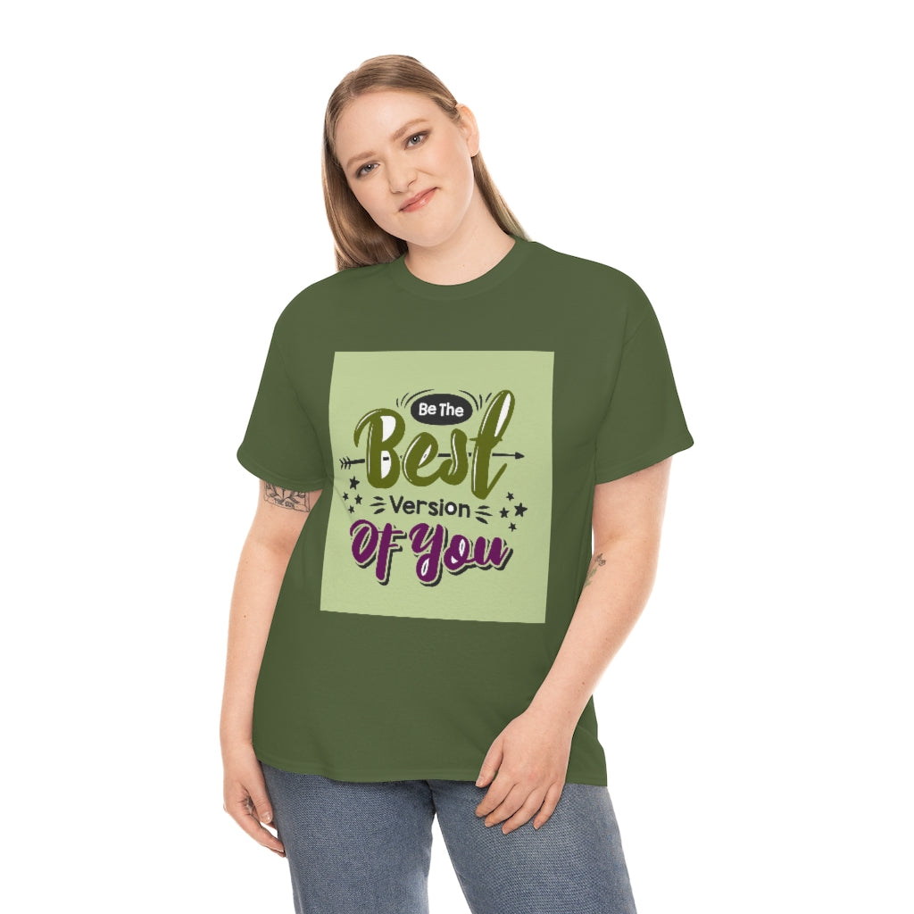 Be the best version black t shirt