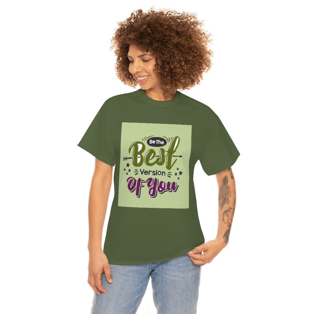 Be the best version black t shirt