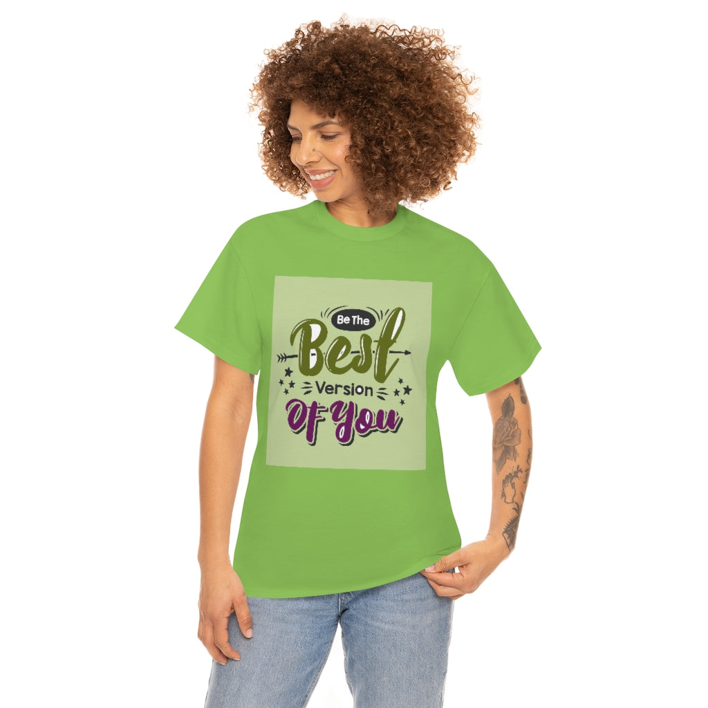 Be the best version black t shirt