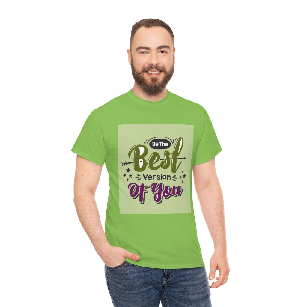 Be the best version black t shirt