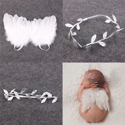 Newborn Photography Props White Angel Wing