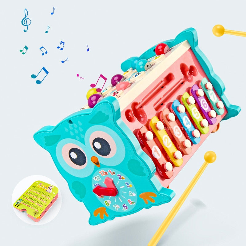 Baby Toys Montessori Learning Educational Toys For Toddler Fishing Piano Fun Game