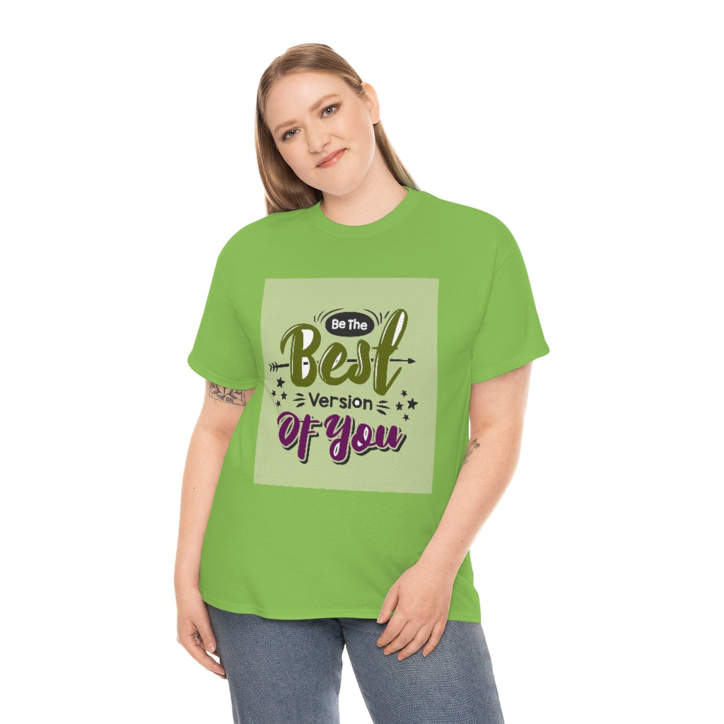 Be the best version black t shirt