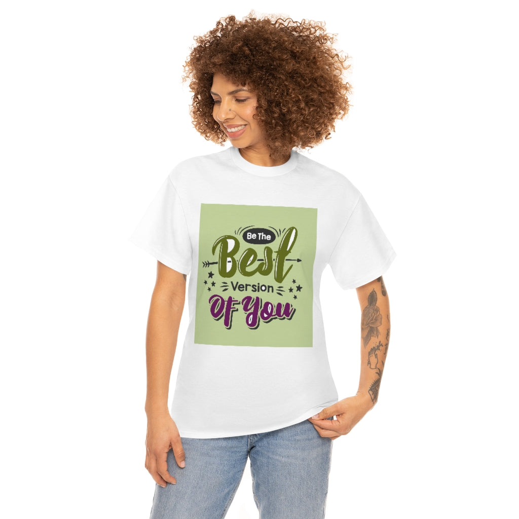 Be the best version black t shirt